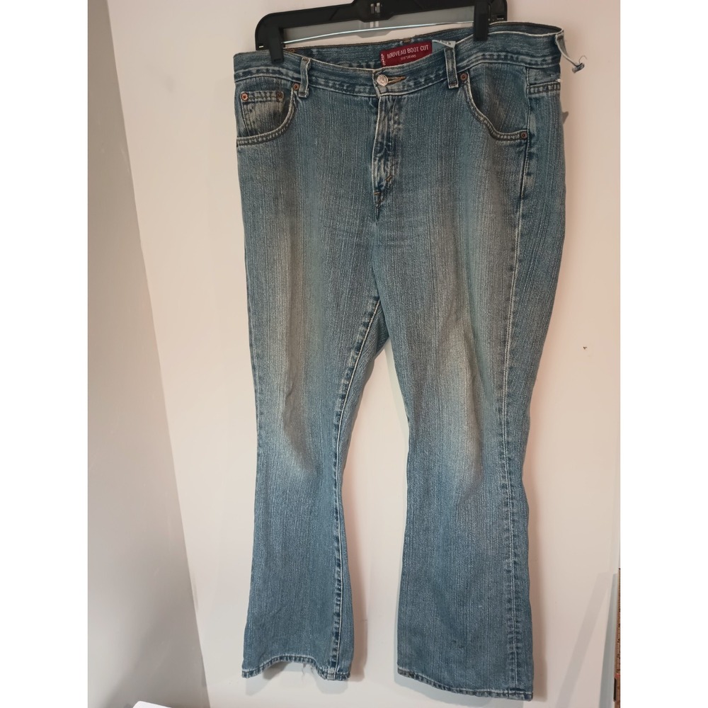 Levis 515 Nouveau Bootcut Jeans Size 16 MIS M Low Rise Light Wash Vintage Y2K